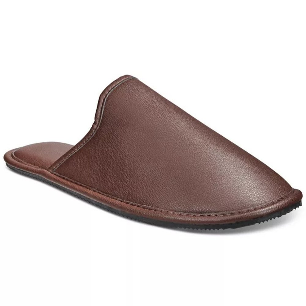 INC International Concepts Men's Brown Slippers - Size:XL(12-13) - New in Box